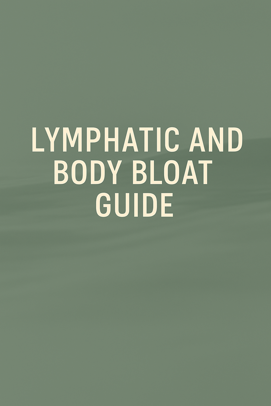 Lymphatic Drainage E-Book